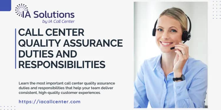 Call Center Quality Assurance Duties and Responsibilities