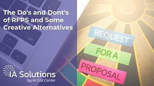 cover photos for The Do's and Dont's of RFPs and Some Creative Alternatives.