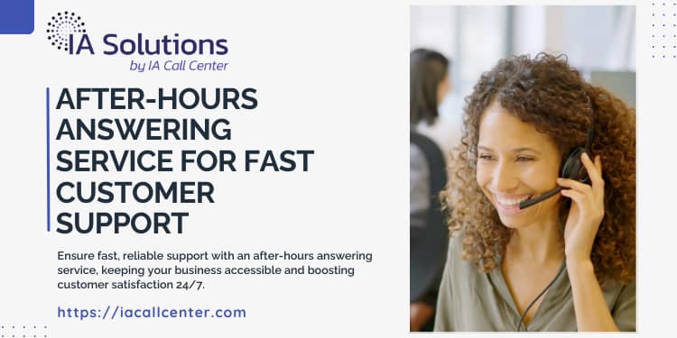After hours answering service for fast customer support