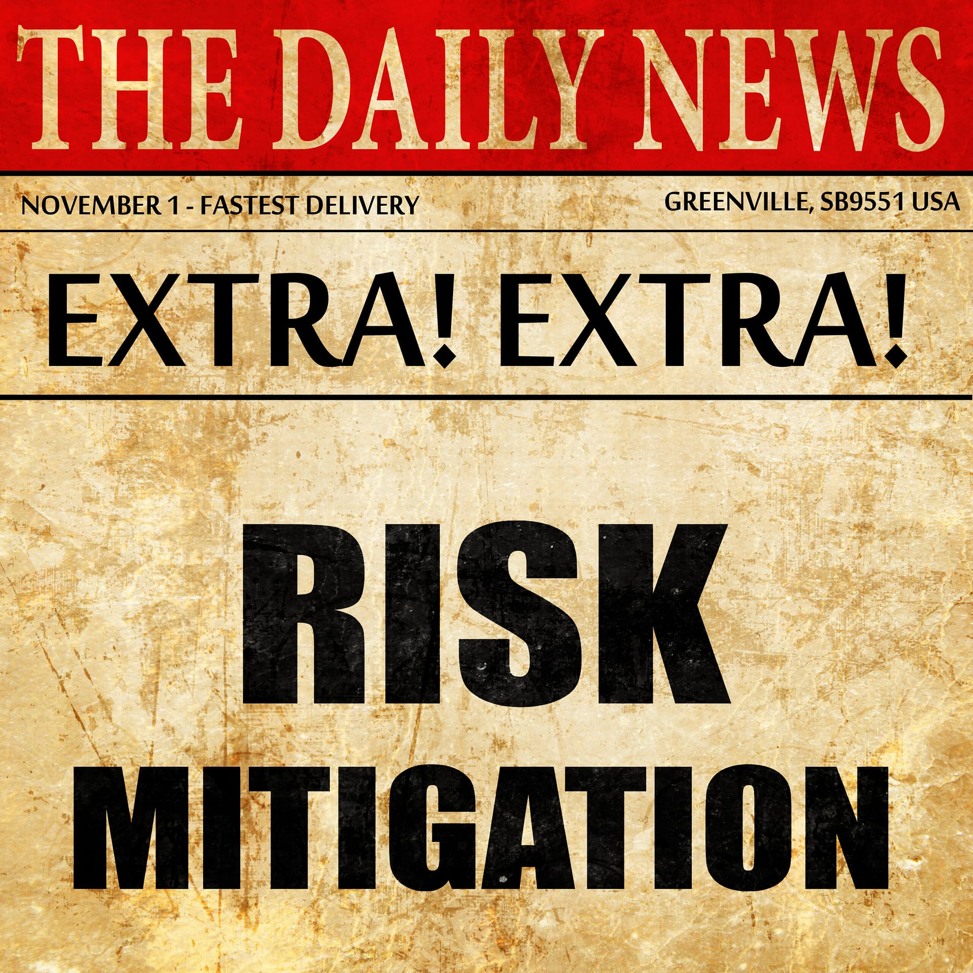 Newspaper cover showing how to mitigate call center outsourcing risks